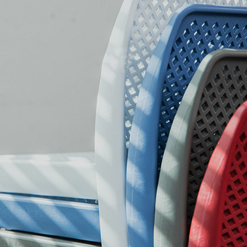 Nordic Style Bar-stool Plastic Counter Bar Stool with 4 Legs for Home