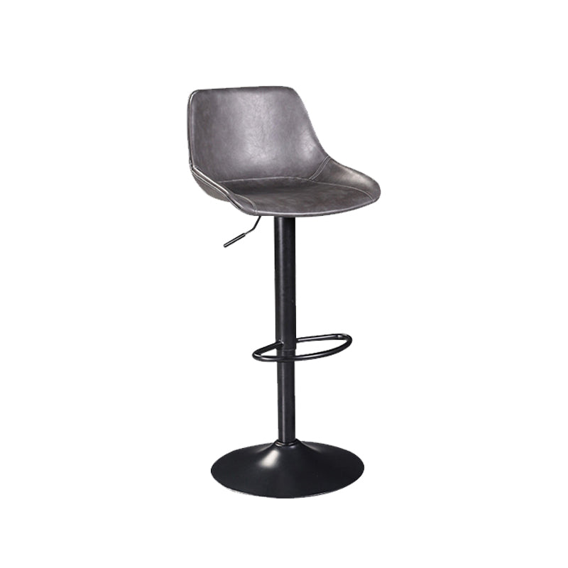 Industrial Liftable Bar-stool Bucket Seat Counter Bar Stool with Metal Legs