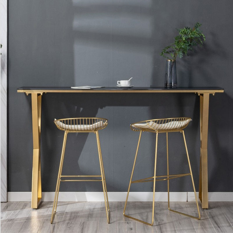 Contemporary Style Upholstered Counter Stool Bar-height Living Room Bar Stool