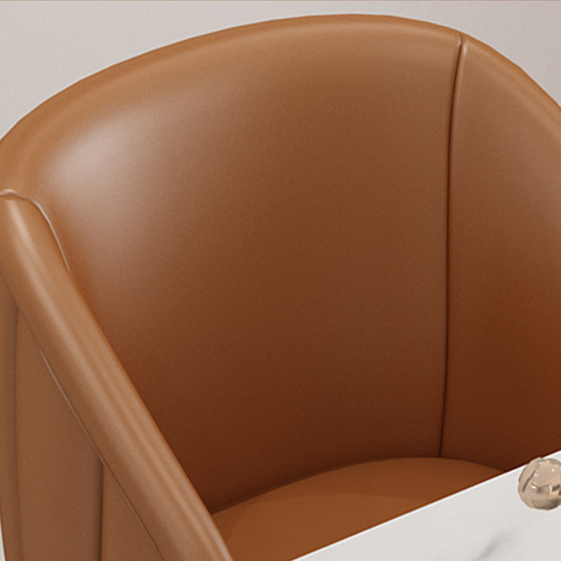 Contemporary Upholstered Counter Stool Rectangle Bar-height Bar Stool for Living Room