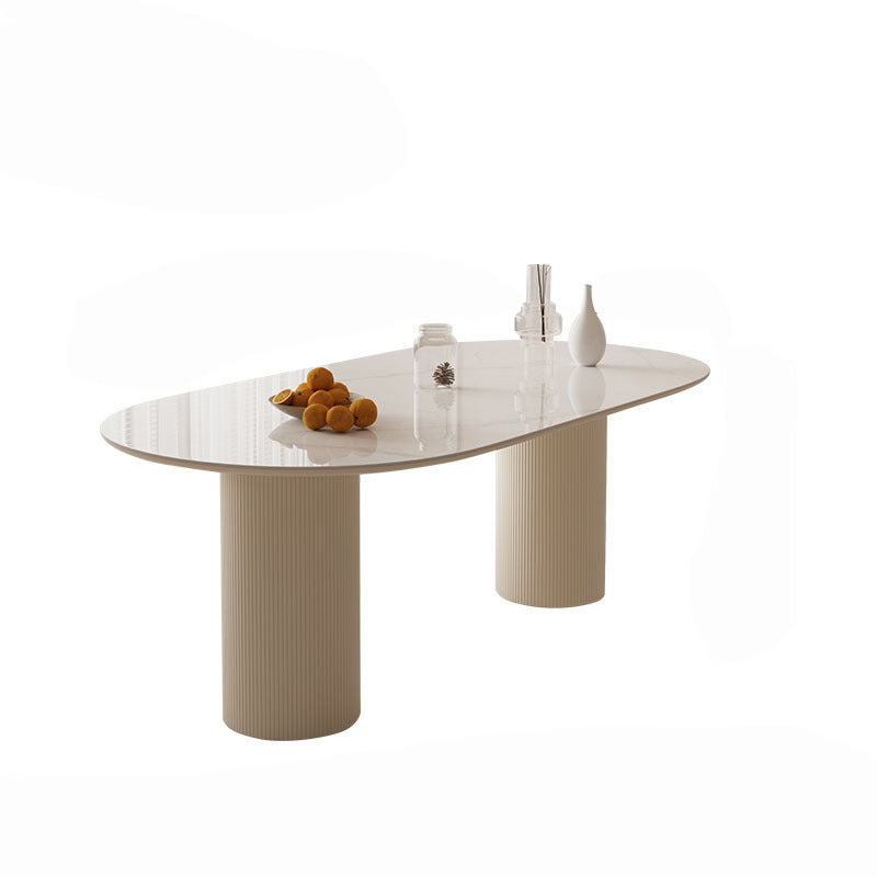 Glam Style Rectangle Table Set 1/2/4/5/6 Pieces Dining Set for Home Use