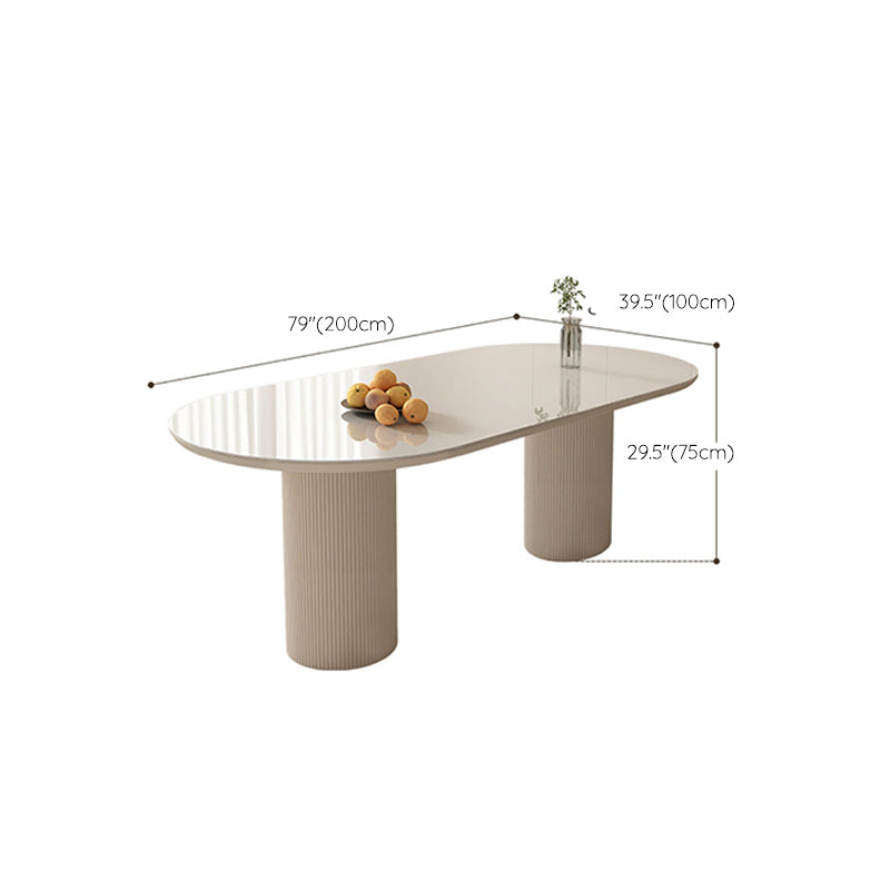 Glam Style Rectangle Table Set 1/2/4/5/6 Pieces Dining Set for Home Use