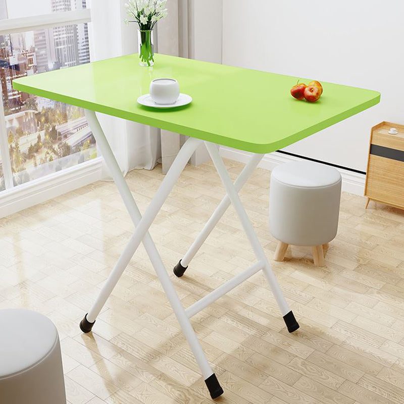 Modern Rectangle Folding Table 31.5"L Wooden Home Dining Room Table