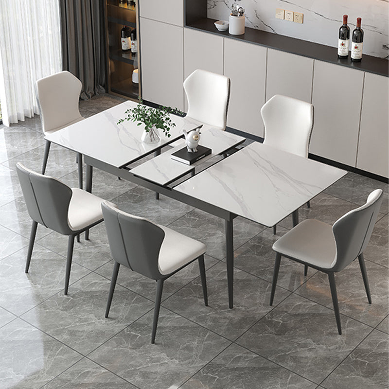 Modern Sintered Stone Kitchen Table Home Extendable Dining Table