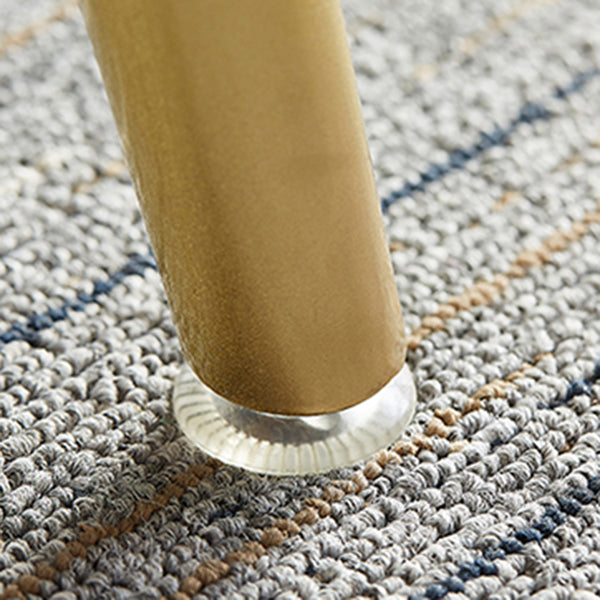 Metal and Slate Rectangular Table Glam Style Home Dining Table