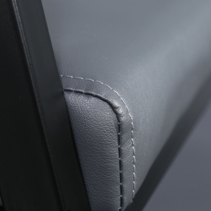 Contemporary Kitchen Dining Arm Chair Upholstered Side Chair in Grey