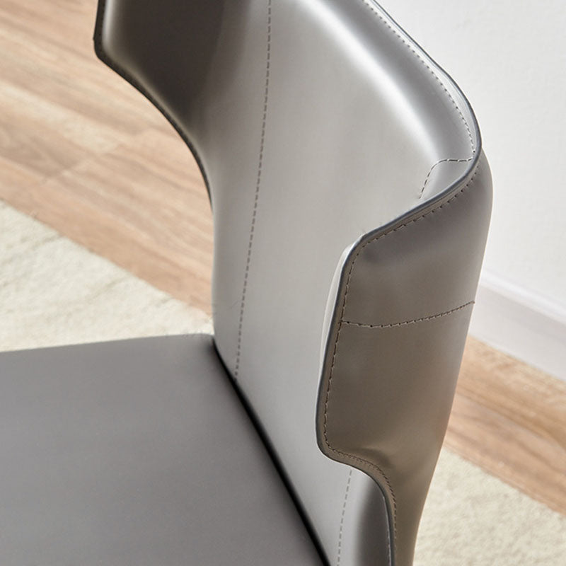 Faux Leather Side Chair Contemporary Kitchen Dining Side Chair