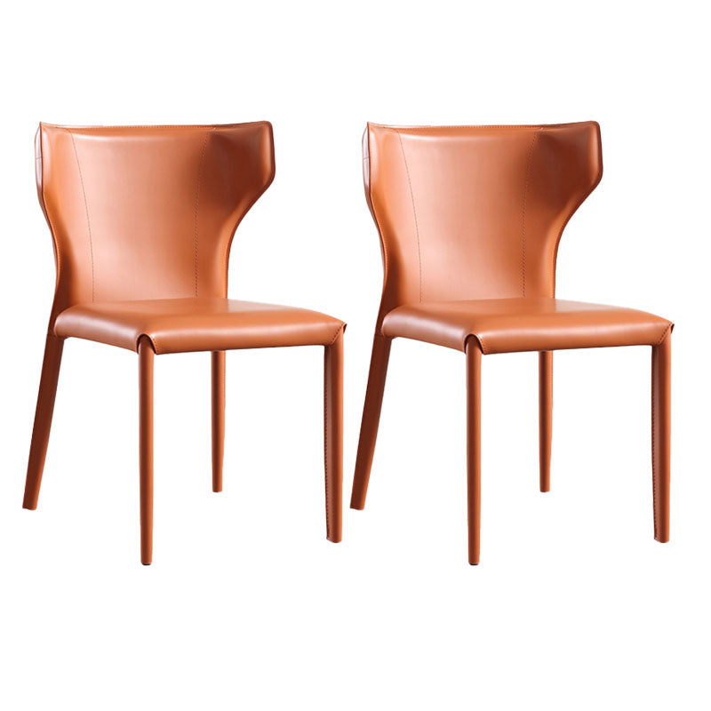 Faux Leather Side Chair Contemporary Kitchen Dining Side Chair