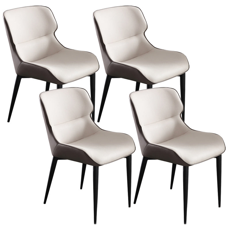 Modern Style Faux Leather Chairs Wingback Arm Chair for Home Use