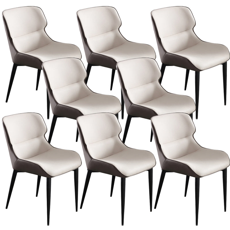 Modern Style Faux Leather Chairs Wingback Arm Chair for Home Use