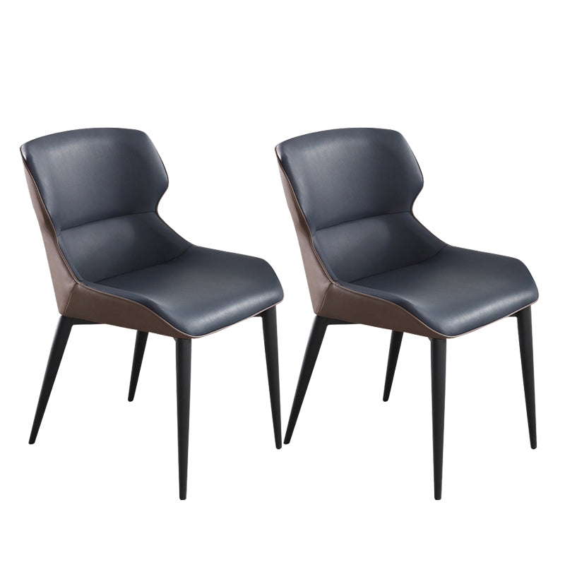 Modern Style Faux Leather Chairs Wingback Arm Chair for Home Use