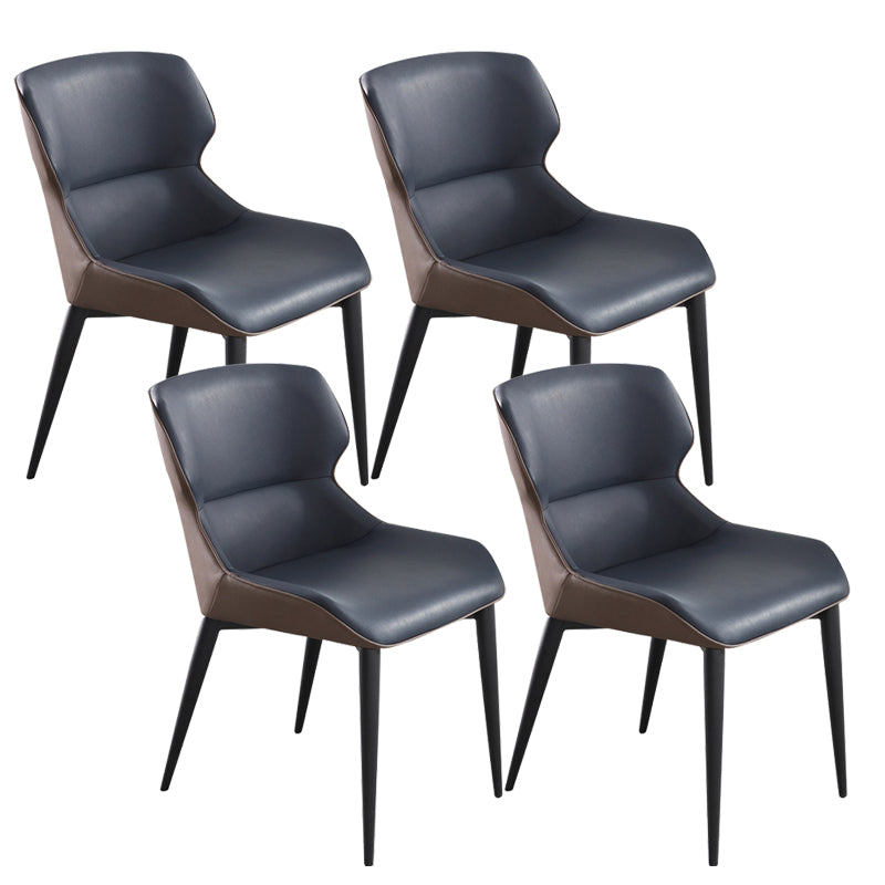 Modern Style Faux Leather Chairs Wingback Arm Chair for Home Use