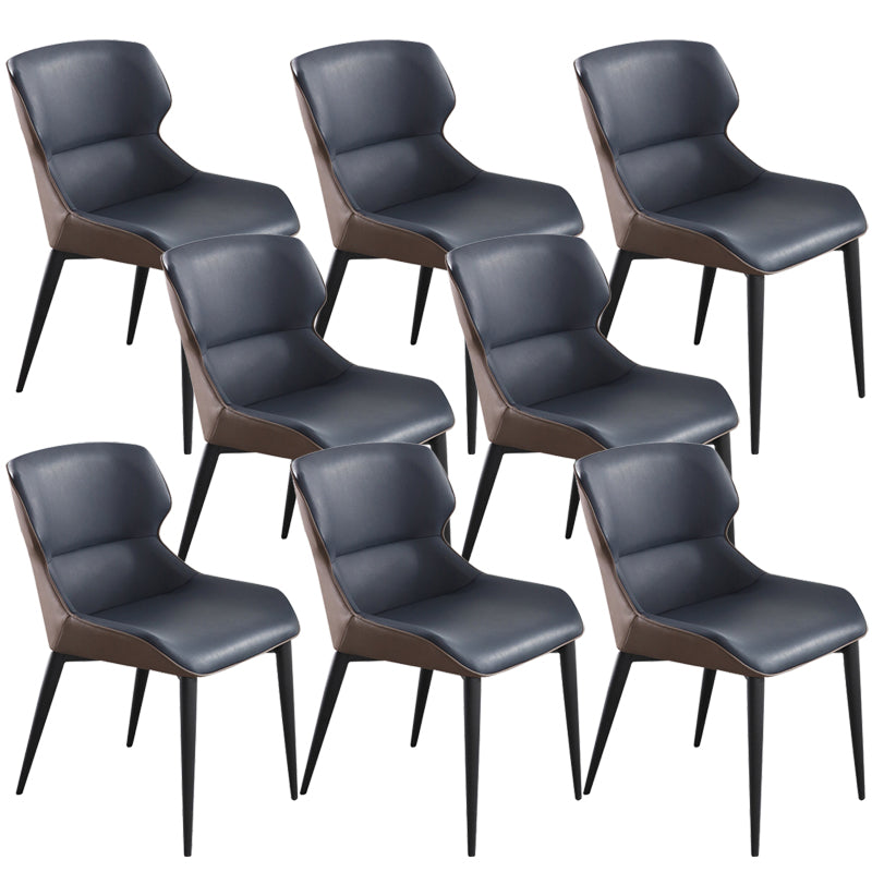 Modern Style Faux Leather Chairs Wingback Arm Chair for Home Use