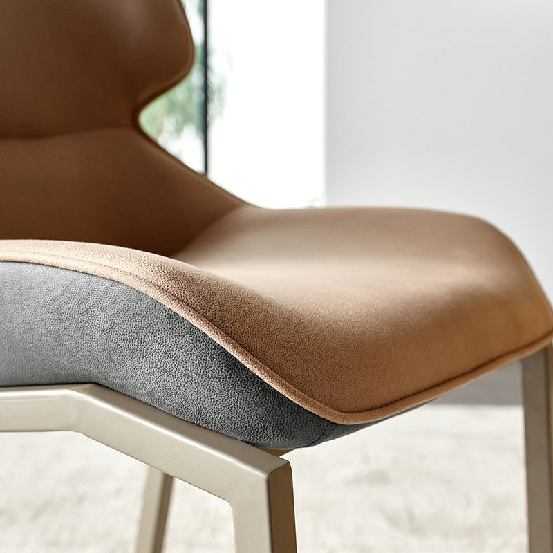 Modern Style Chairs Dining Chairs with Metal Legs for Kitchen