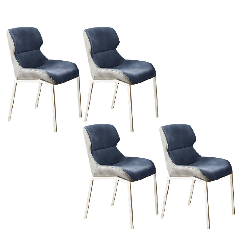 Modern Style Chairs Dining Chairs with Metal Legs for Kitchen