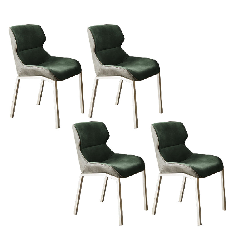 Modern Style Chairs Dining Chairs with Metal Legs for Kitchen