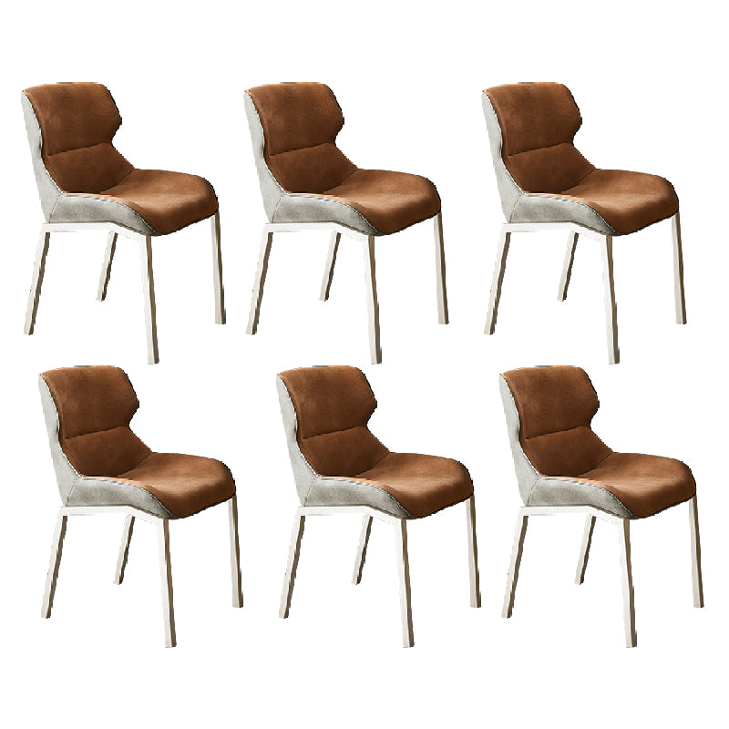 Modern Style Chairs Dining Chairs with Metal Legs for Kitchen