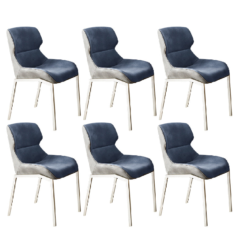 Modern Style Chairs Dining Chairs with Metal Legs for Kitchen