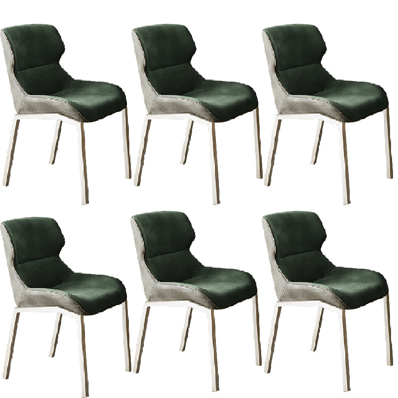 Modern Style Chairs Dining Chairs with Metal Legs for Kitchen
