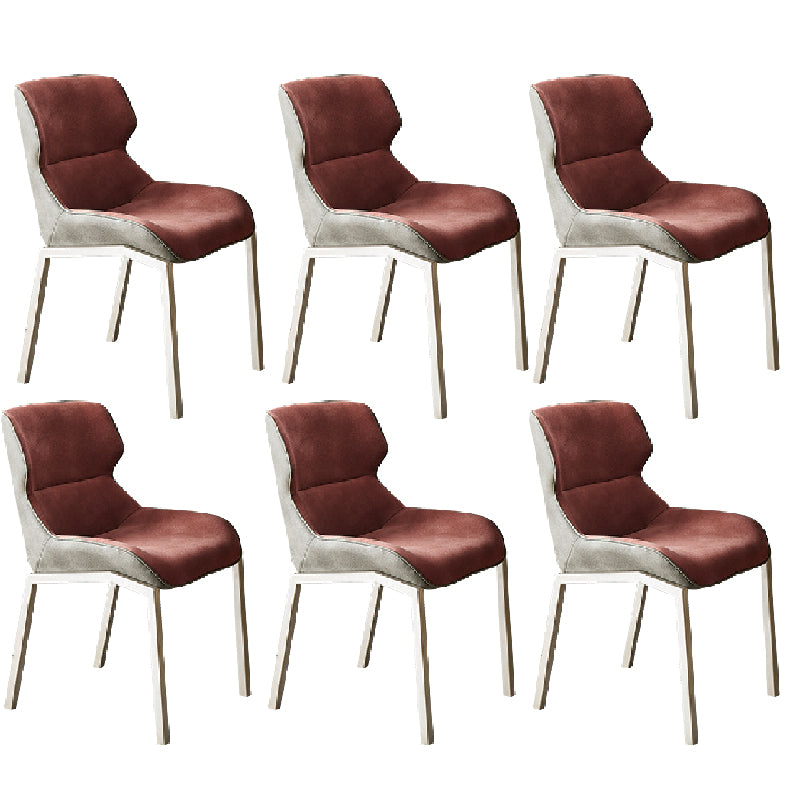 Modern Style Chairs Dining Chairs with Metal Legs for Kitchen