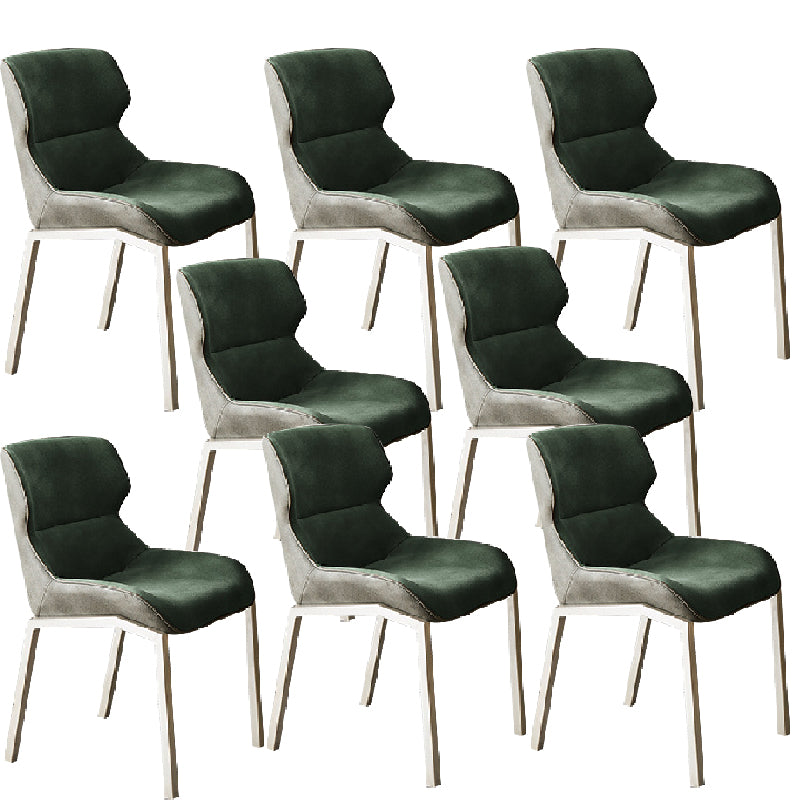 Modern Style Chairs Dining Chairs with Metal Legs for Kitchen