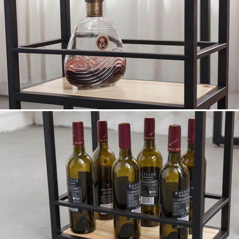 Industrial Rectangle Bar Table Set 1/2/3 Pieces Wooden Counter Table with Backless Stools