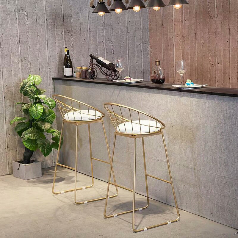 Contemporary Round Pub Table Set with Metal Stools 1/3/5 Pieces Pine Wood Top Bar Set