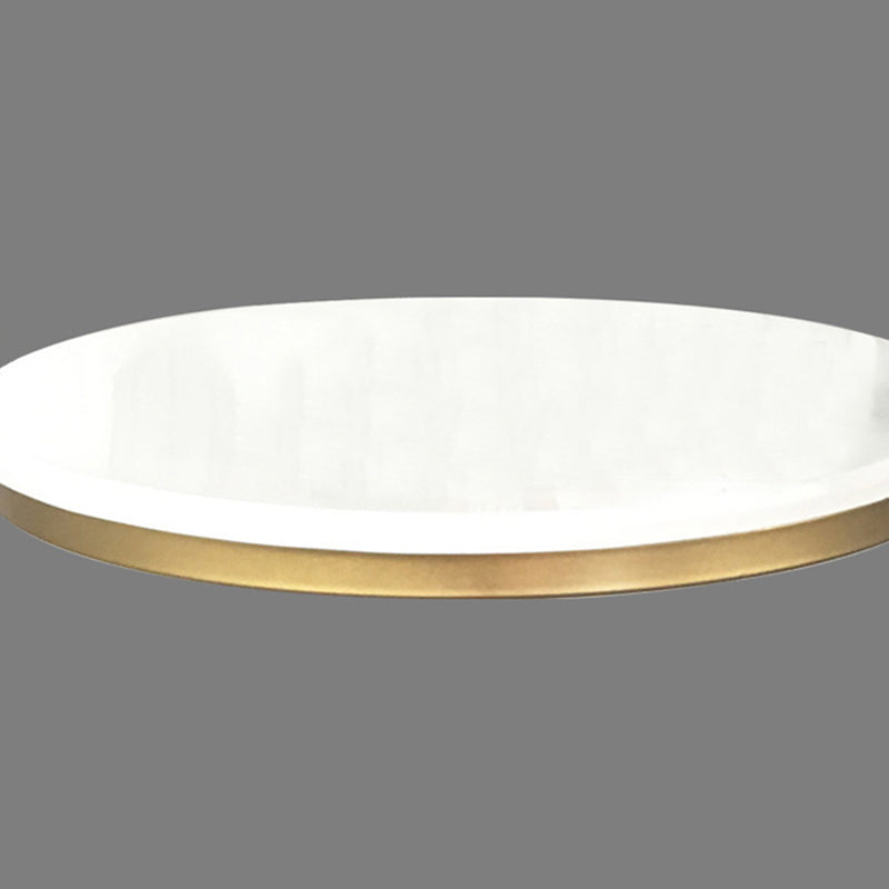 Contemporary Round Pub Table Set with Metal Stools 1/3/5 Pieces Pine Wood Top Bar Set