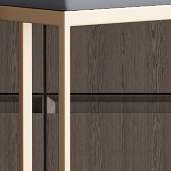 Luxurious Rectangular Pub Table Set 1/2/5 Pieces Sintered Stone Top Bistro Table Set