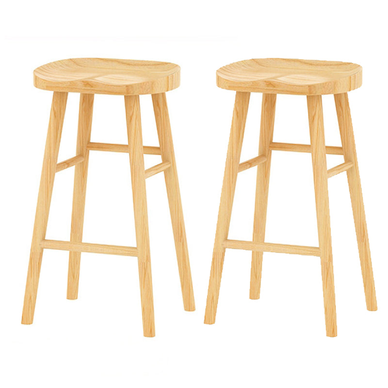 Modern 1/2/5/9 Pieces Bar Table Set Wooden Bar Table with High Wood Stools