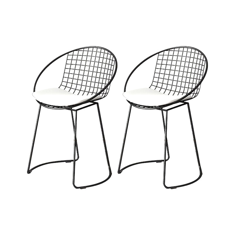 Metal Counter Table Set 1/2/3 Pieces Contemporary Round Pub Table Set