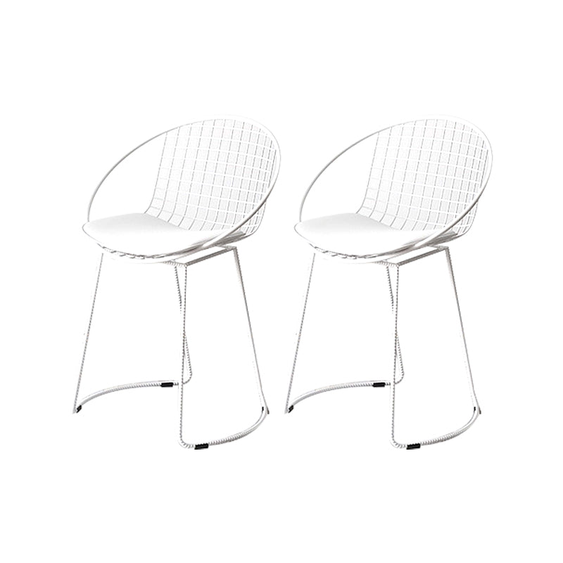 Metal Counter Table Set 1/2/3 Pieces Contemporary Round Pub Table Set