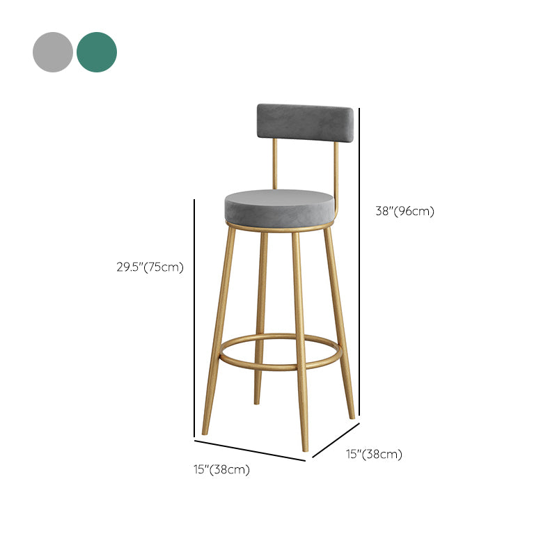 Stone Bar Table Set Glam 1/3 Pieces Fixed Counter Height Table Set for Indoor