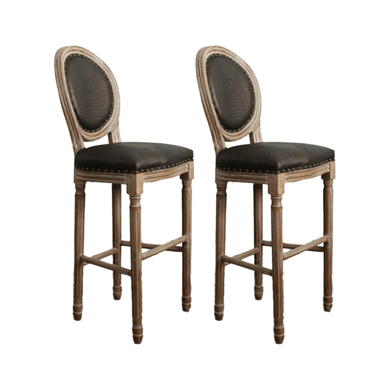 Wooden Counter Table with Stools 1/2/3 Pieces Modern Irregular Shape Pub Table Set