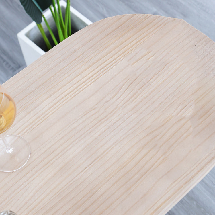 Wooden Counter Table with Stools 1/2/3 Pieces Modern Irregular Shape Pub Table Set