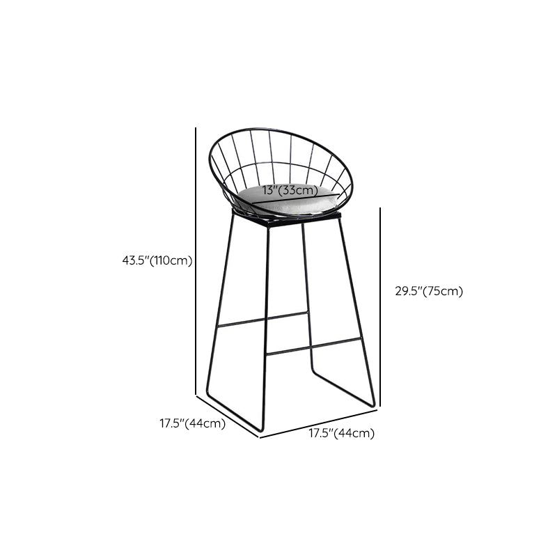 1/2/3 Pieces Industrial Iron Bar Table Set Round Bistro Set with Grey Stone Top