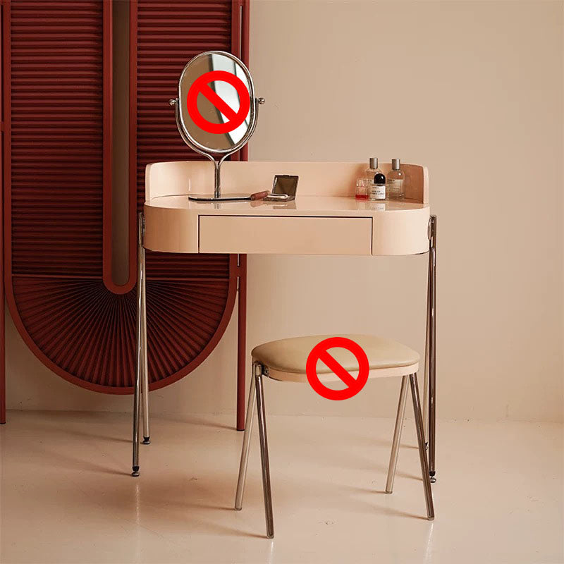Make-up Vanity With Drawer Wooden 1 Drawers Contemporary Bedroom