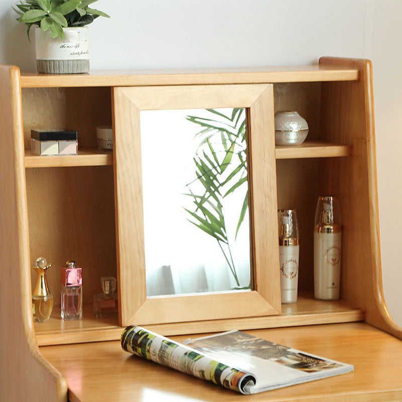 Scandinavian Bedroom 1 Drawers Solid Wood Removable Make-up Vanity