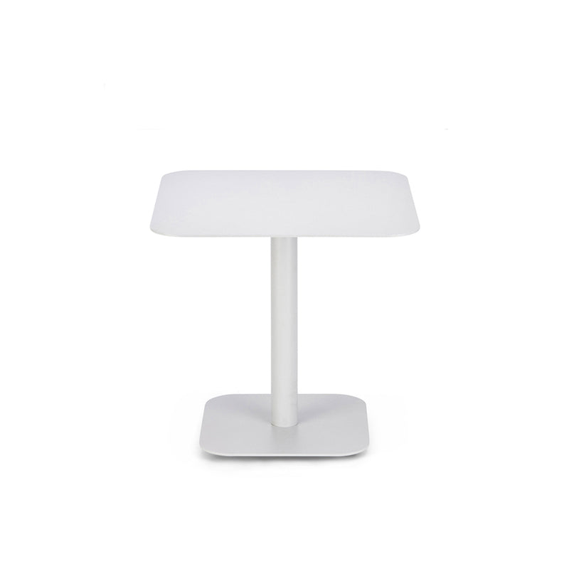Mid-Century Round Corner Table Metal Pedestal Sofa Side End Table