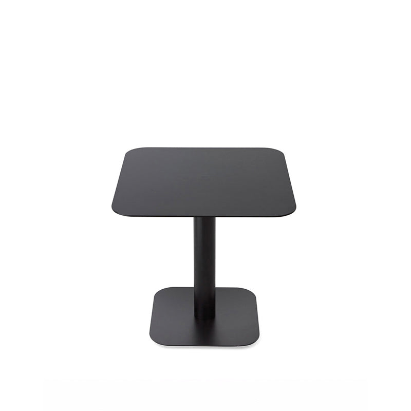 Mid-Century Round Corner Table Metal Pedestal Sofa Side End Table