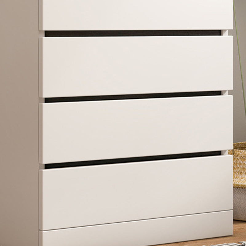 Contemporary Accent Chest with 6 Wooden Drawers Storage Chest