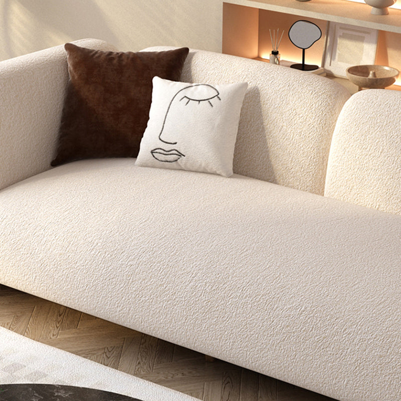 Contemporary Tight Back Standard Settee Tuxedo Arm Sofa for Living Room