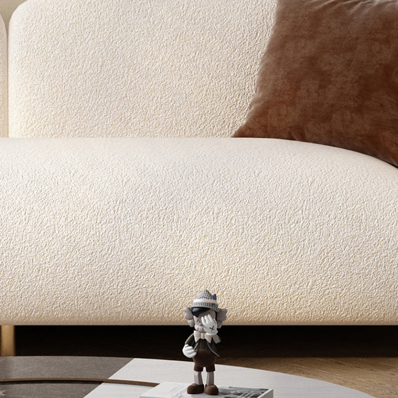 Contemporary Tight Back Standard Settee Tuxedo Arm Sofa for Living Room