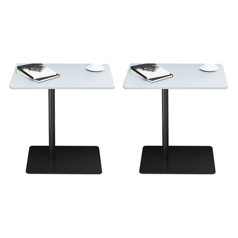 Modern Wood Side End Table Minimalist Rectangular Corner Table