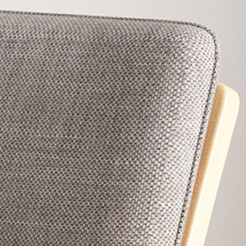 Linen Arm Chair 28.34" Wide Solid Wood Frame Chair for Bedroom
