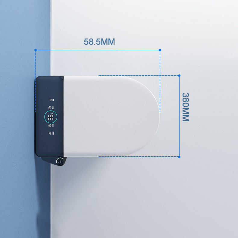 Modern Heated Seat Toilet Bowl Floor Mount ABS Toilet with Toilet Seat