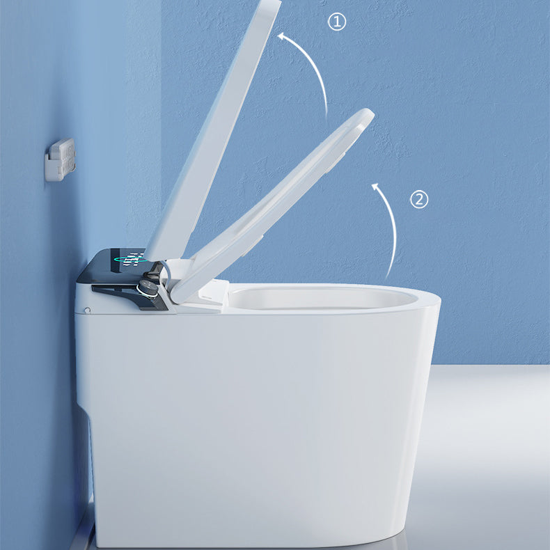 Modern Heated Seat Toilet Bowl Floor Mount ABS Toilet with Toilet Seat
