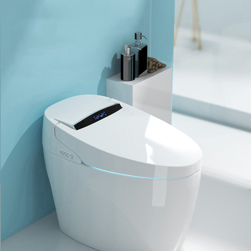 Modern Floor Mount Toilet Bowl Siphon Jet Bidet Toilet with Seat for Bathroom
