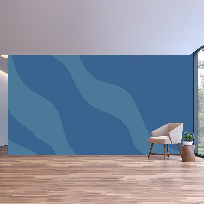 Illustration Stain Resistant Wallpaper Abstract Style Living Room Wall Mural