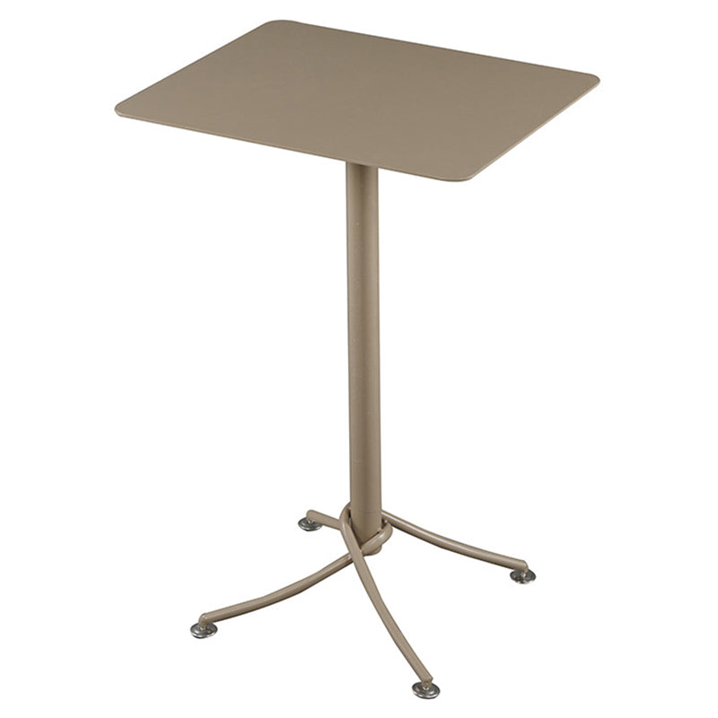 Industrial Outdoor Bar Height Table Metal Bar Table with Pedestal